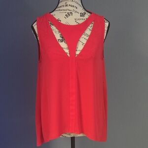 BCBGMAXAZRIA Women's Sleeveless Pink Top